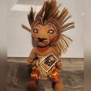 The Lion King Broadway Musical Plush Doll Collectible NWT (U)